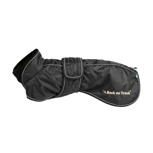 Buddy dog coat flat lay style