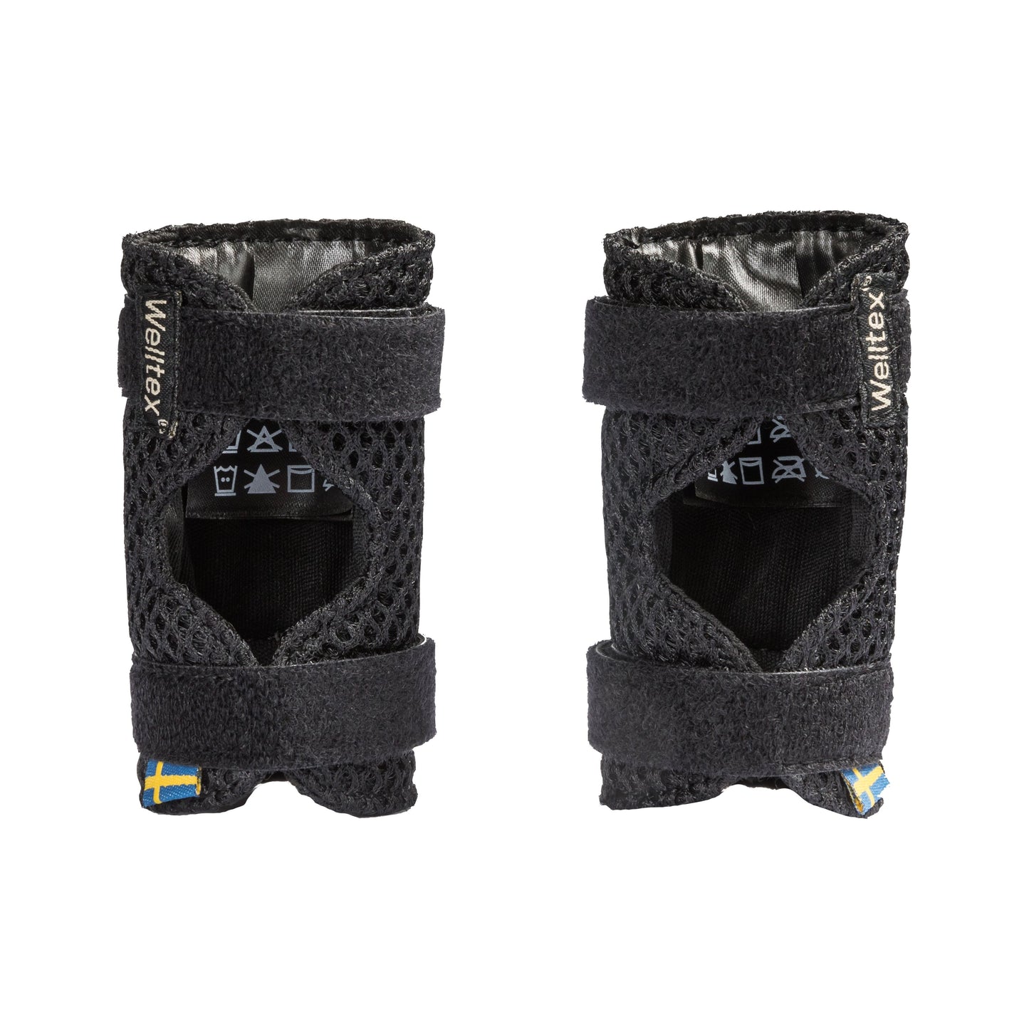 pair of dog lef wraps, back view