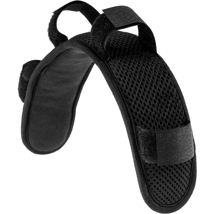 black poll cover with velcro straps 