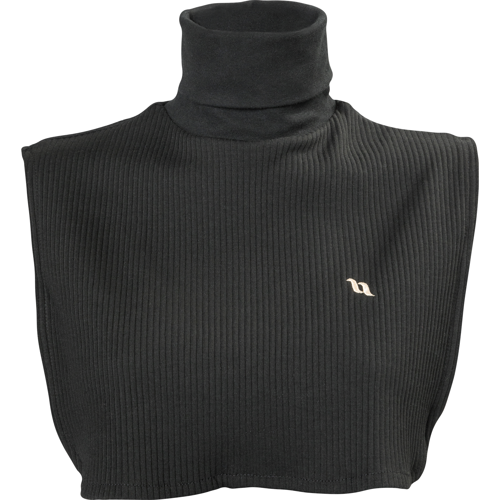 black polo neck cover , front view