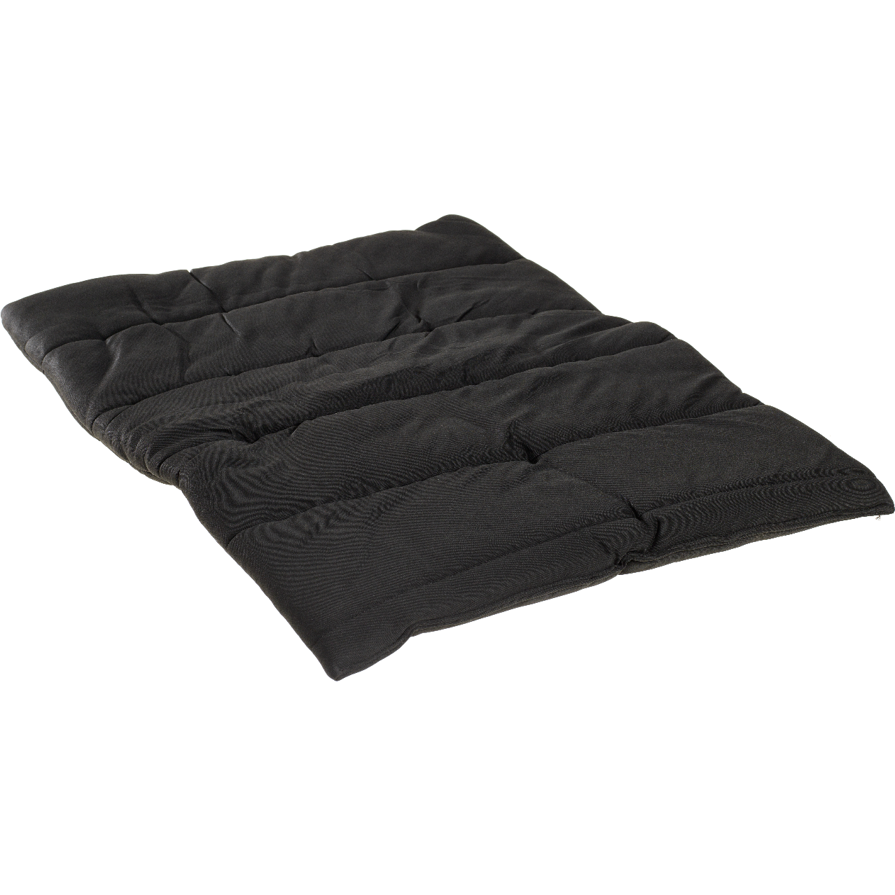 Black mini blanket flat lay