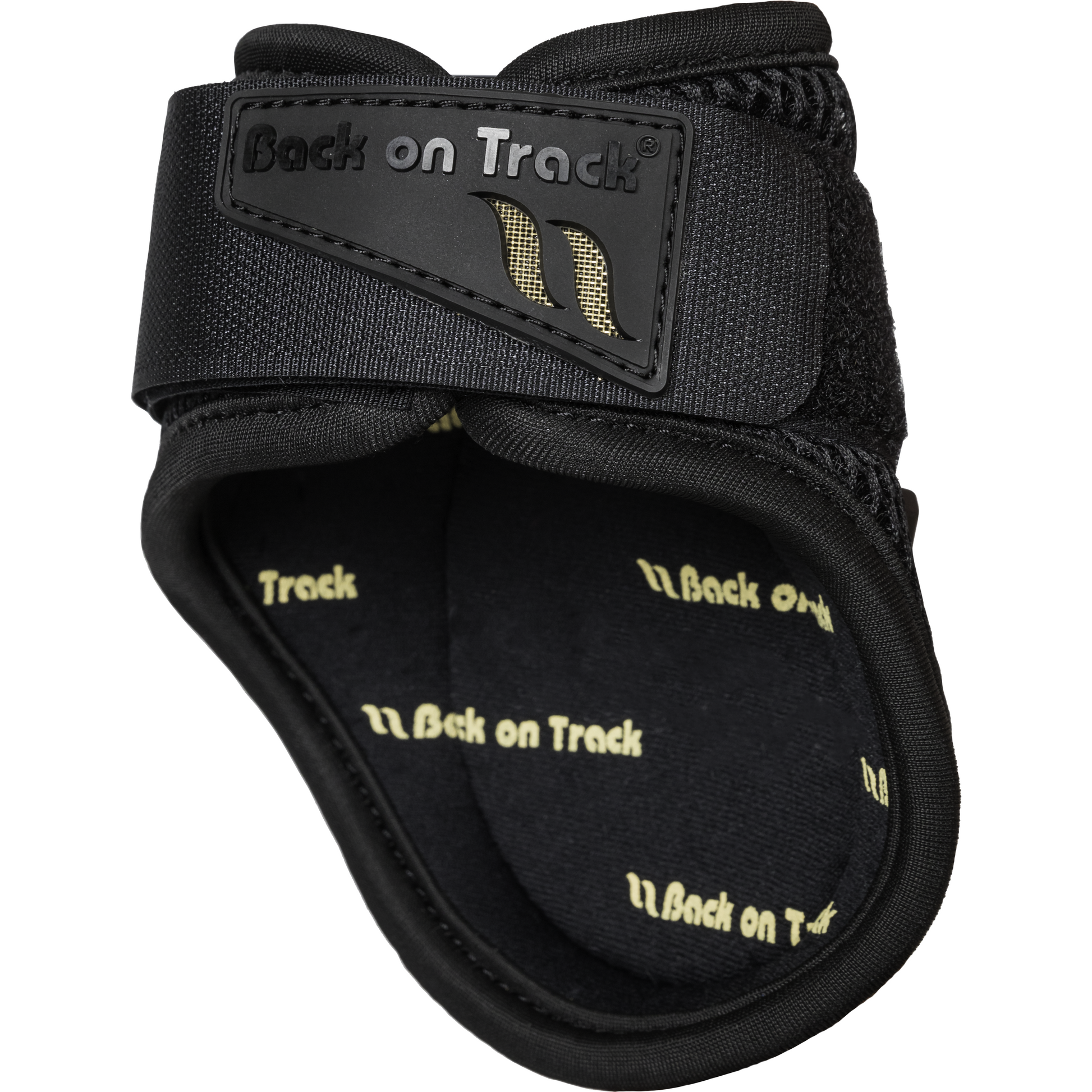 black fetlock boots, airflow design, welltex inner lining