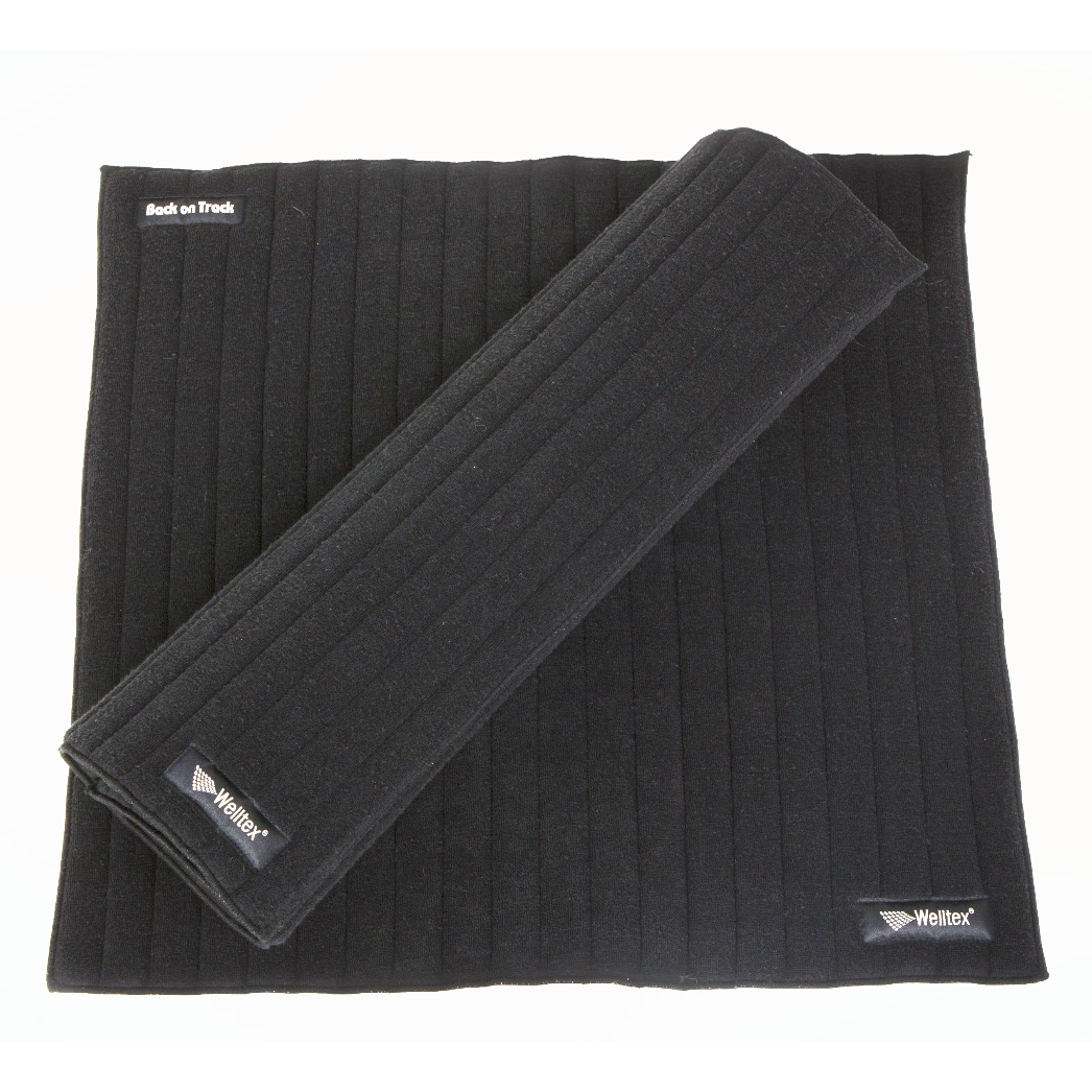 pair of black scandic pads