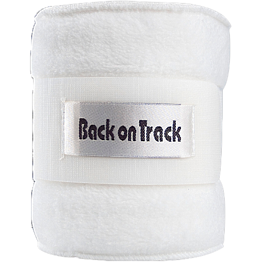 white fleece bandage