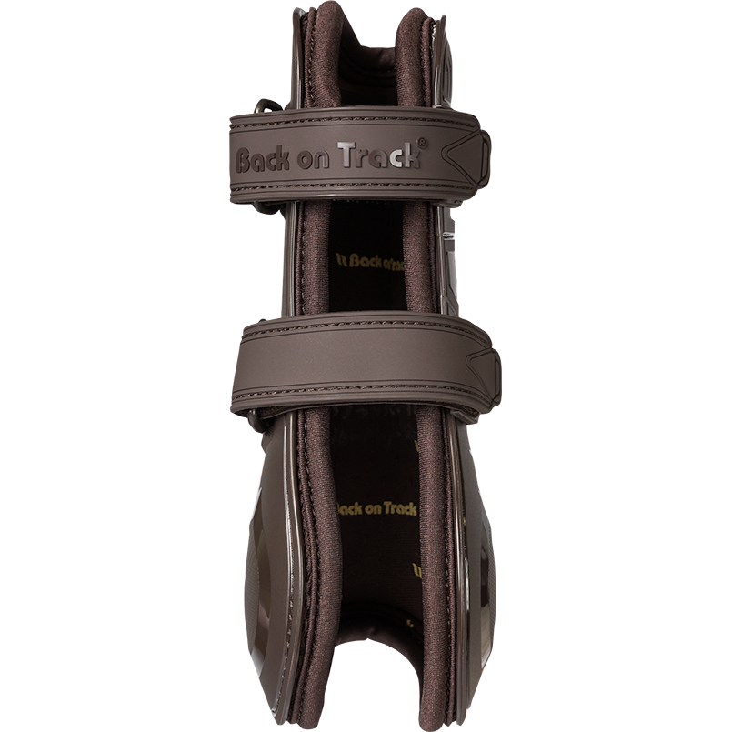 brown airflow tendon boot velcro straps