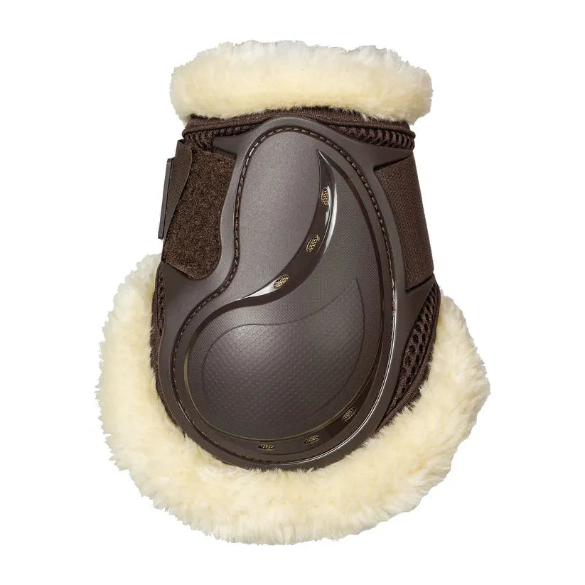 brown fur lined fetlock boot 