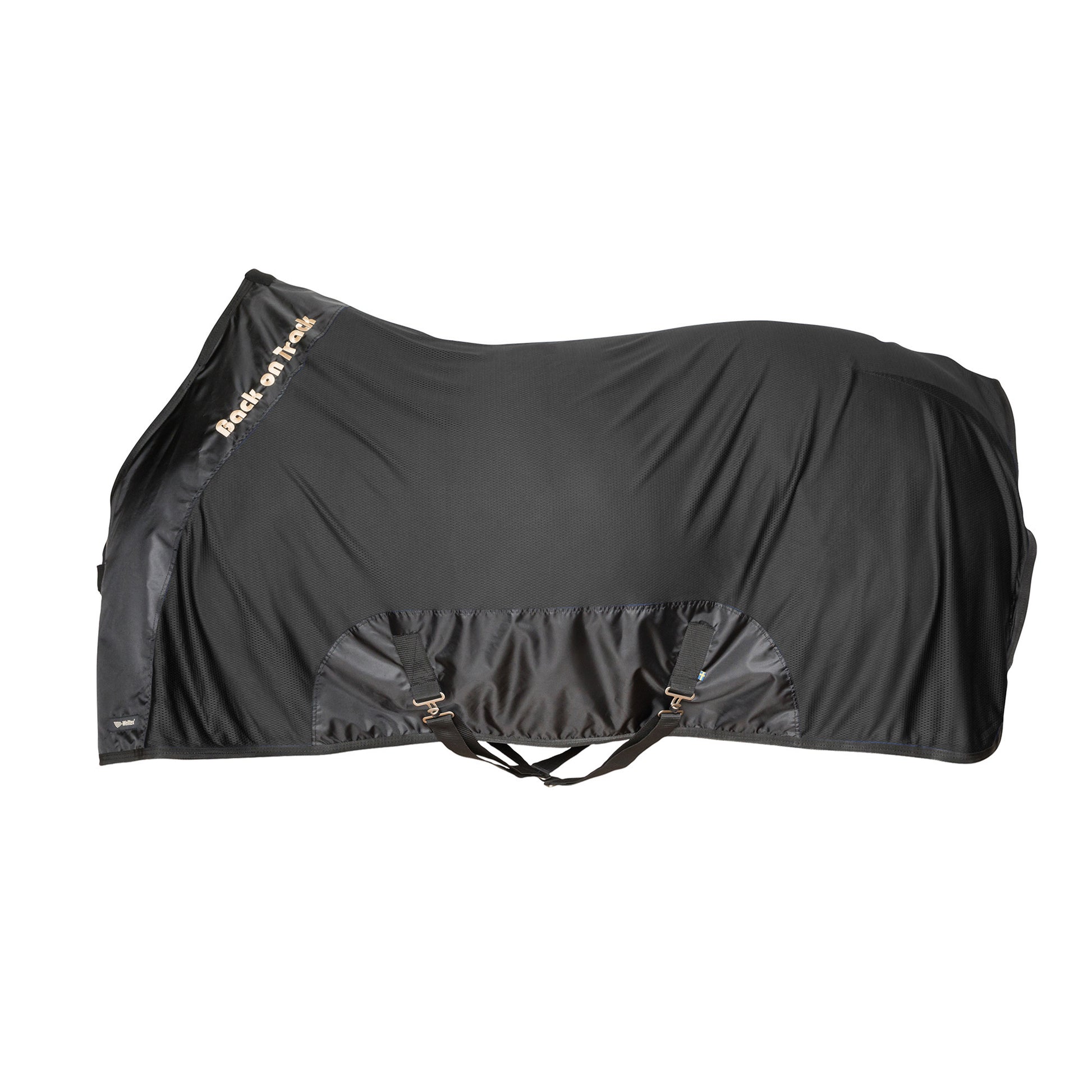 black royal deluxe mesh rug for horse