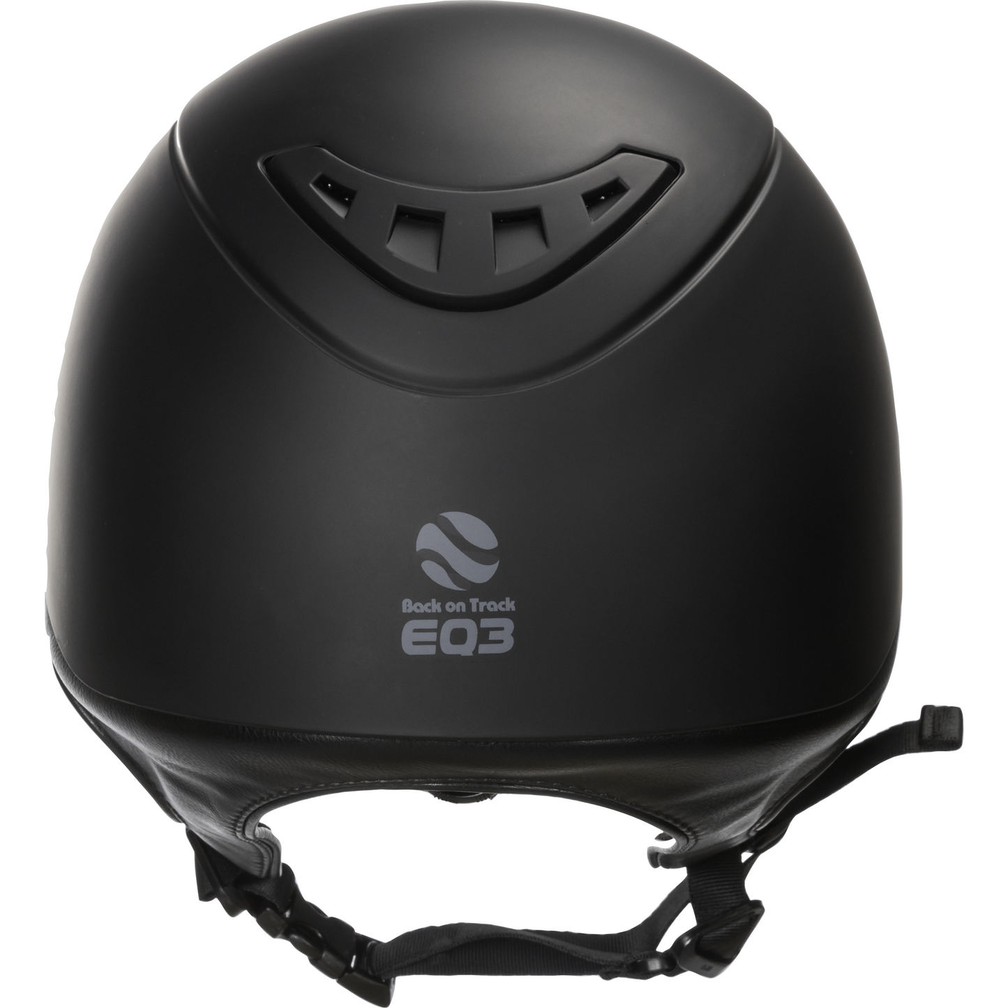 Black smooth riding helmet