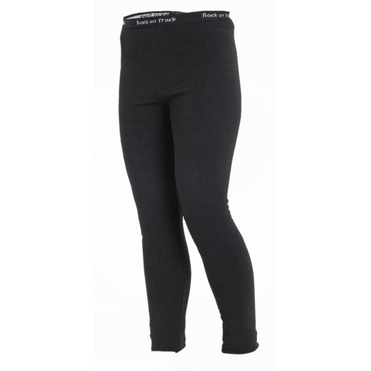 leggings black , band with branding at top