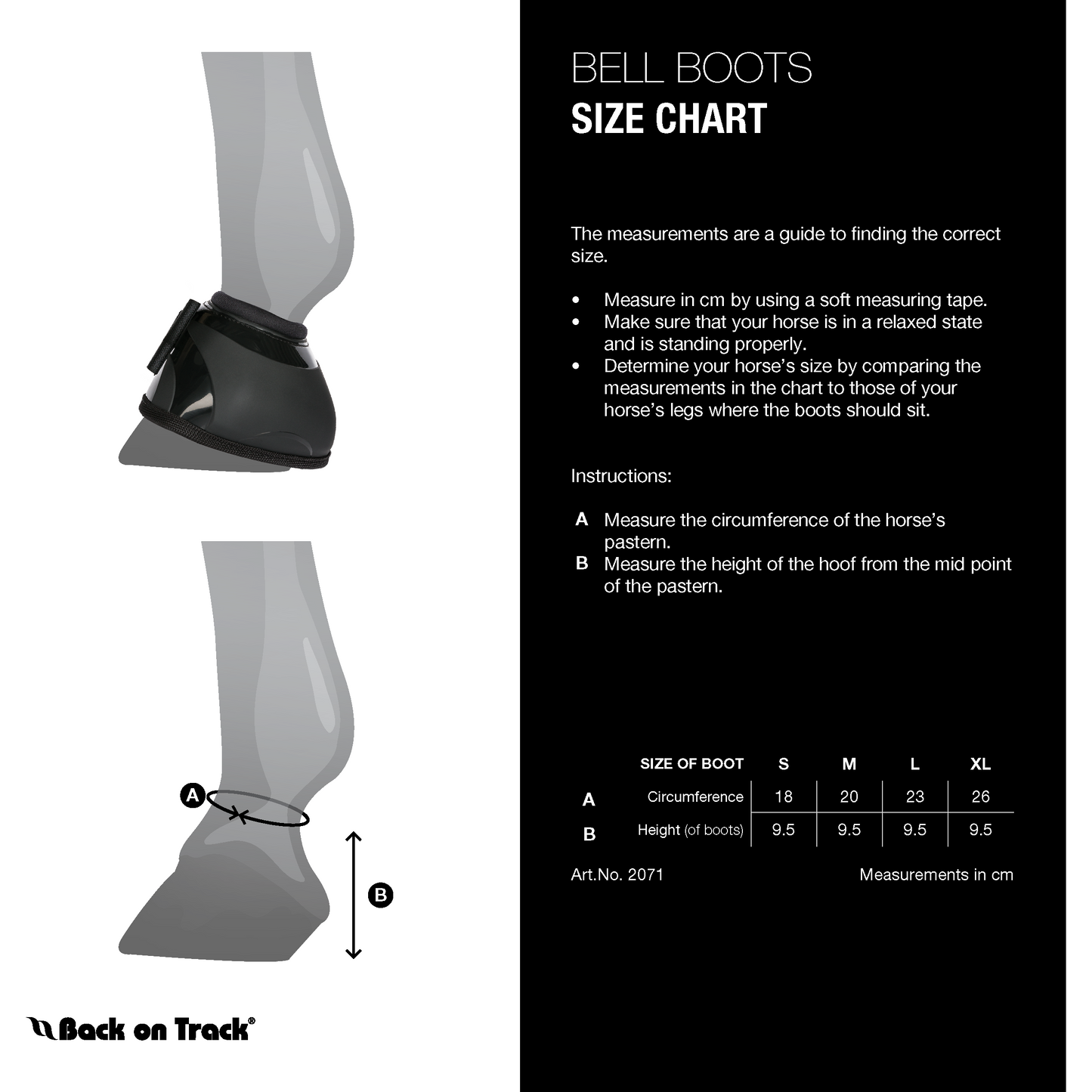 performance bell boot size guide