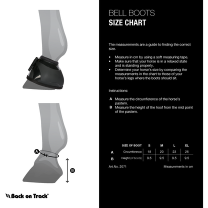 performance bell boot size guide